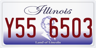 IL license plate Y556503