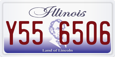 IL license plate Y556506