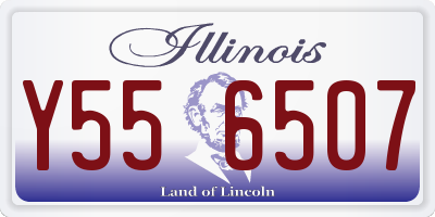 IL license plate Y556507