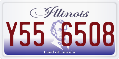 IL license plate Y556508