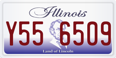 IL license plate Y556509