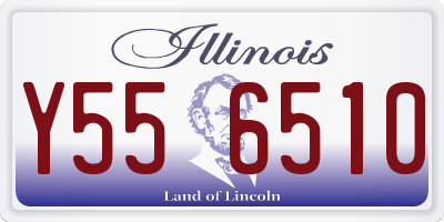 IL license plate Y556510