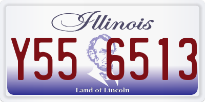 IL license plate Y556513
