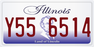 IL license plate Y556514
