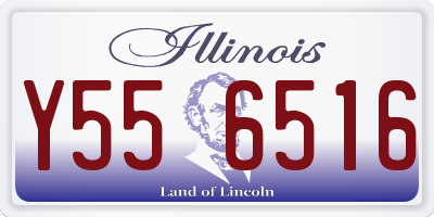 IL license plate Y556516