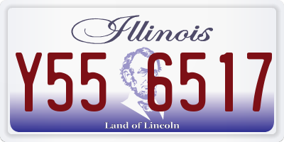 IL license plate Y556517