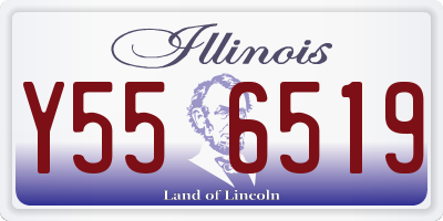 IL license plate Y556519