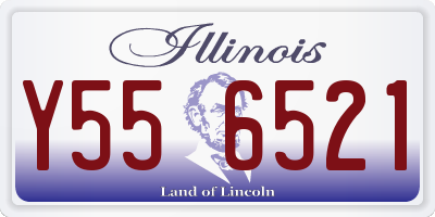 IL license plate Y556521