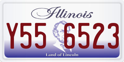 IL license plate Y556523
