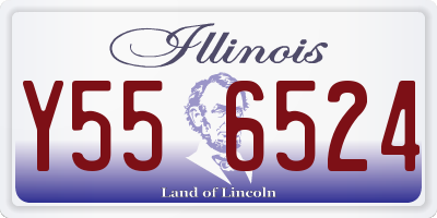 IL license plate Y556524
