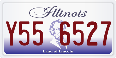 IL license plate Y556527