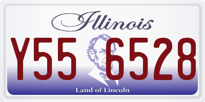 IL license plate Y556528