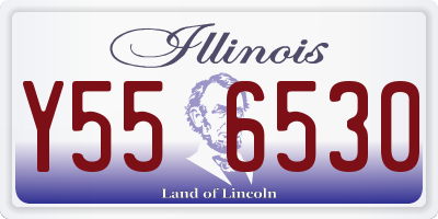 IL license plate Y556530