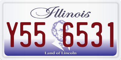IL license plate Y556531