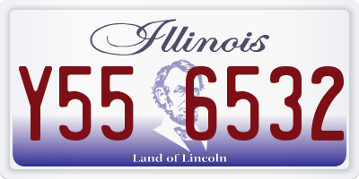 IL license plate Y556532
