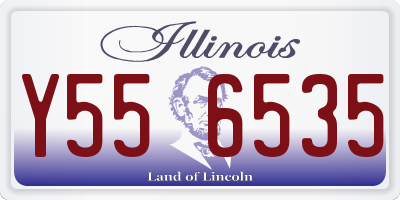 IL license plate Y556535
