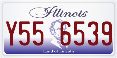 IL license plate Y556539