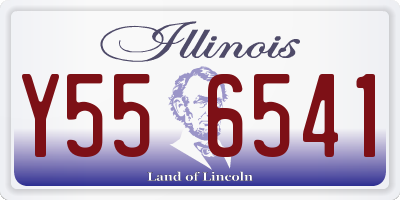 IL license plate Y556541