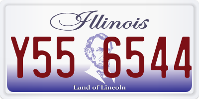 IL license plate Y556544
