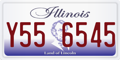 IL license plate Y556545