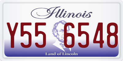 IL license plate Y556548