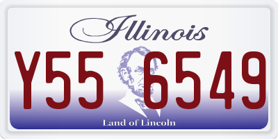 IL license plate Y556549