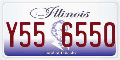 IL license plate Y556550