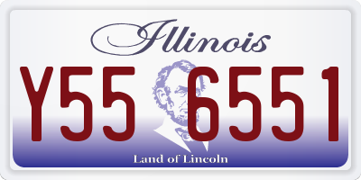 IL license plate Y556551