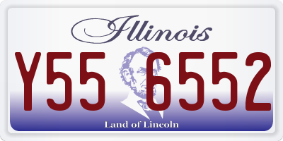IL license plate Y556552