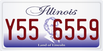 IL license plate Y556559