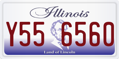 IL license plate Y556560