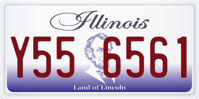 IL license plate Y556561