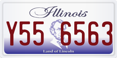IL license plate Y556563