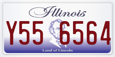 IL license plate Y556564