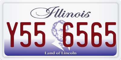 IL license plate Y556565