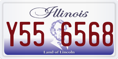 IL license plate Y556568