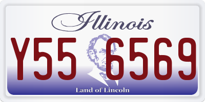 IL license plate Y556569