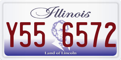 IL license plate Y556572