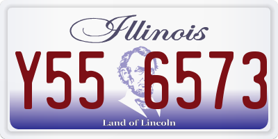 IL license plate Y556573