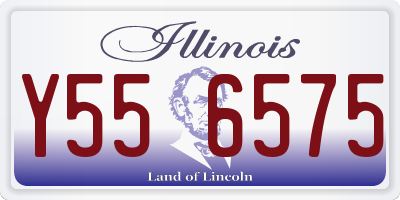 IL license plate Y556575