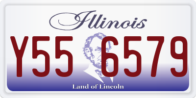 IL license plate Y556579