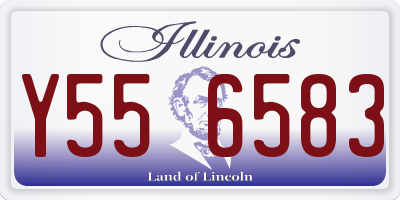 IL license plate Y556583