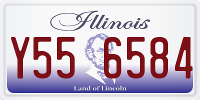 IL license plate Y556584