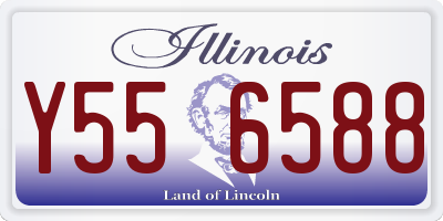 IL license plate Y556588