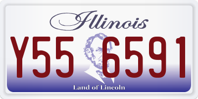 IL license plate Y556591