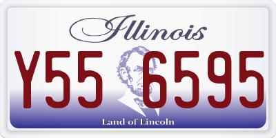 IL license plate Y556595