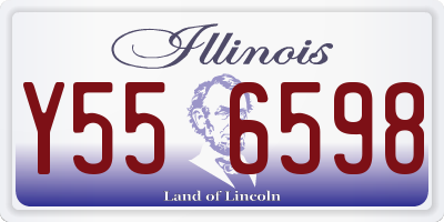 IL license plate Y556598