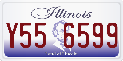 IL license plate Y556599
