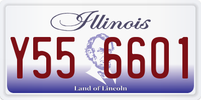 IL license plate Y556601