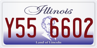 IL license plate Y556602